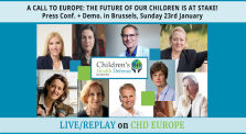 “A Call to Europe: The Future of Our Children is at Stake” - CHD Europe - Press Conference, Brussels January 23 by chd.europe